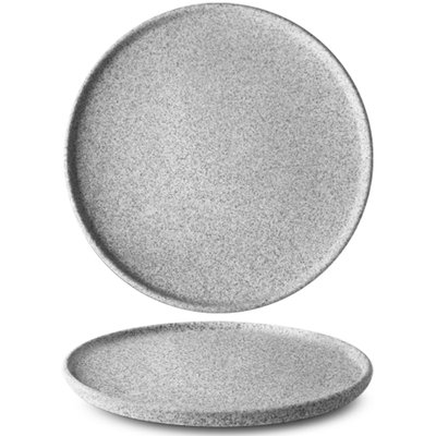 G1Q2129 Тарілка d 29 см, колір світло-сірий, серія "Granit" (без глазування) G1Q2129 фото