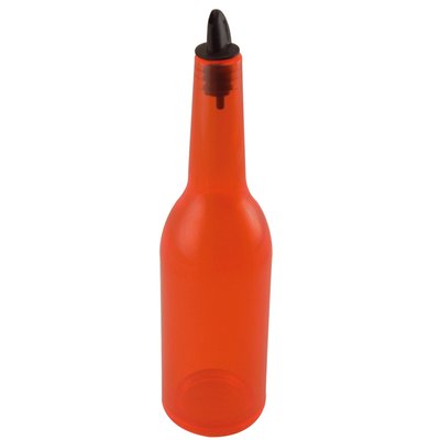 Пляшка для флейрінгу 750 мл, колір помаранчевий fluo F001R фото