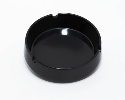 Попільничка з меламіну кругла чорна 9x2,6 см AZ-602010 фото