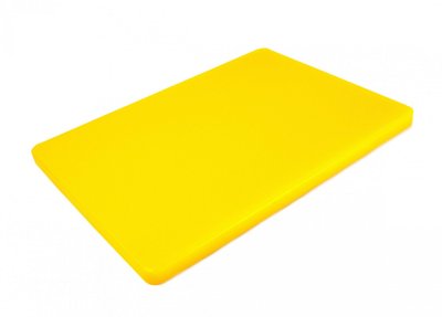 Дошка обробна двостороння LDPE 400×300×20 мм жовта AZ-113035 фото