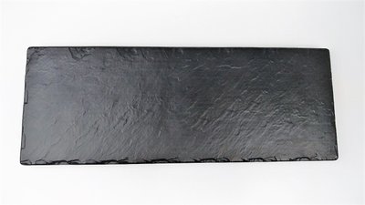 Блюдо для подачі з меламіну чорне 40×15×1,8 см AZ-603004 фото